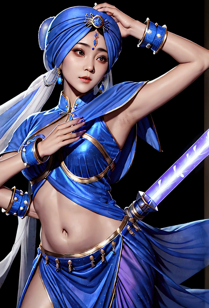The goddess of wrath stomps on a person with a sharp sword,white streamer,Delicate and radiant skin,Barefoot,(Long curved eyebrows),Beautiful eyes sparkle,The large, Jewel-like eyes sparkle,Clear pupils have reflected light,二重まぶた,Lying silkworm,looks into camera,((Plump and rosy lips)) Clearly visible,((Flushed cheeks)),The mandible is plump,Green skin is delicate and smooth,Delicate skin translucent,The streamers on the body are wrapped around the leaves,jewel embellishment,A delicate and dexterous crown,inlaid gemstones,Delicate and skillfully set gemstones,(Yellow dress),Perfectly designed jewelry is exquisite,Beautiful eyes looking directly at the camera,(((nice hand))),((((Good feet))),(((good legs))),realisticlying,white skinned,((Correct body structure)),Golden costume,Blue sky,Head background with round light,Behind him is a colorful rainbow circle,Color glow is turned on,Front lighting,Positive light,No shadows on the face,There are no shadows on the body,Blue sky,Unreal space,ethereal world,dreamworld,with blue sky and white clouds,tmasterpiece,4K,ultra-definition,professional photoshooting,Perspective looks up,Standard lens shooting,