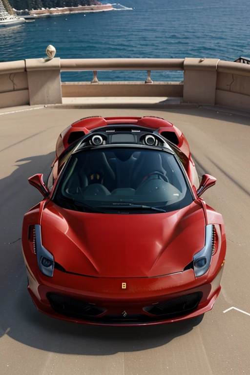 create a ferrari 458 spider in monaco
