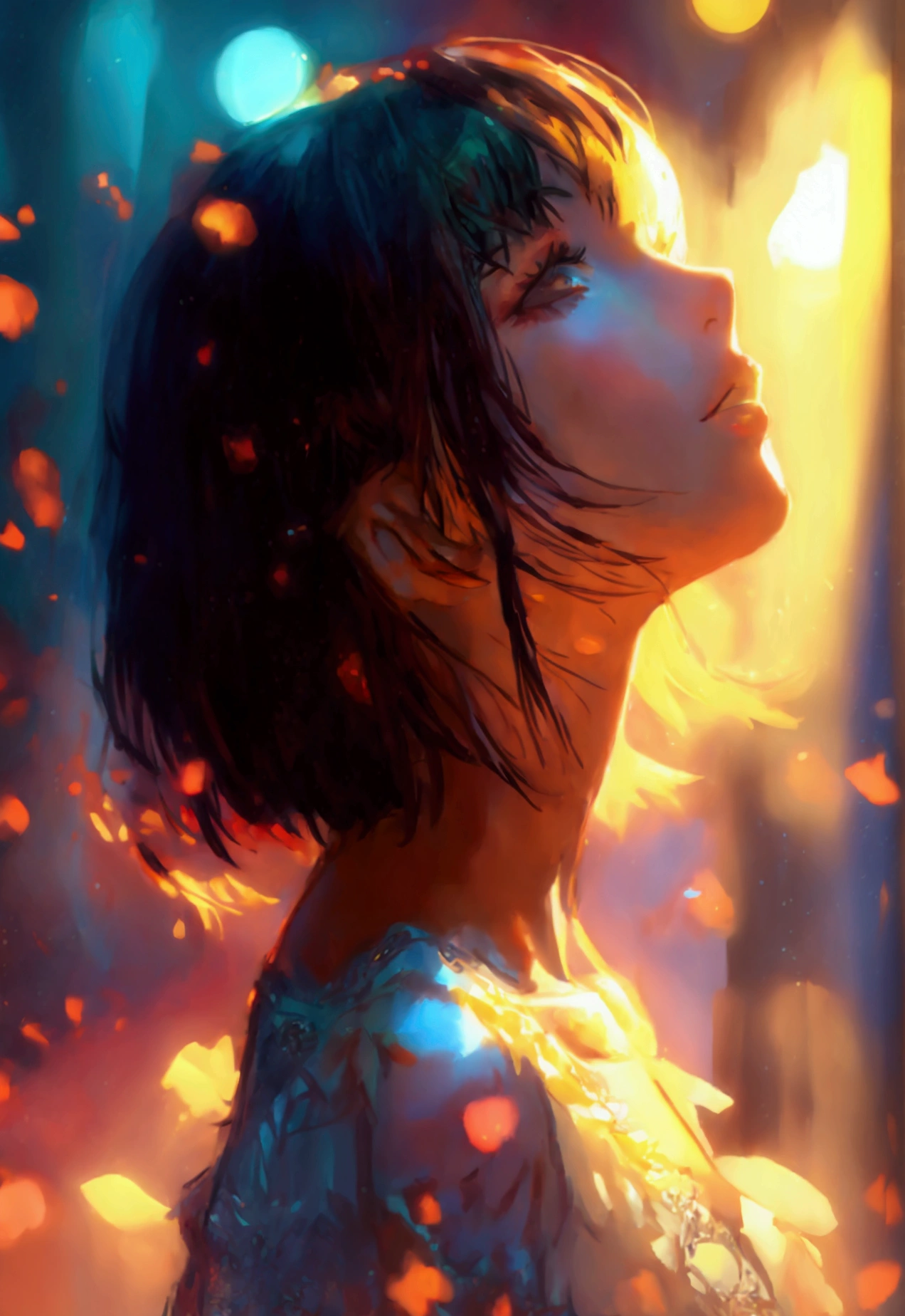 elle est toute nue