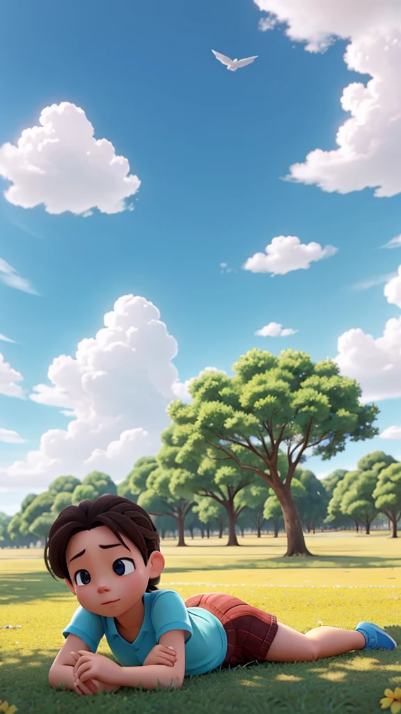Run over and lying on the ground looking at the sky on a beautiful day with the clouds slowly passing by. I realized I was gradually dying. The voices of people shouting for help to help me became quieter and quieter and I was very sleepy., But I couldn't feel anything anymore and I ended up sleeping..