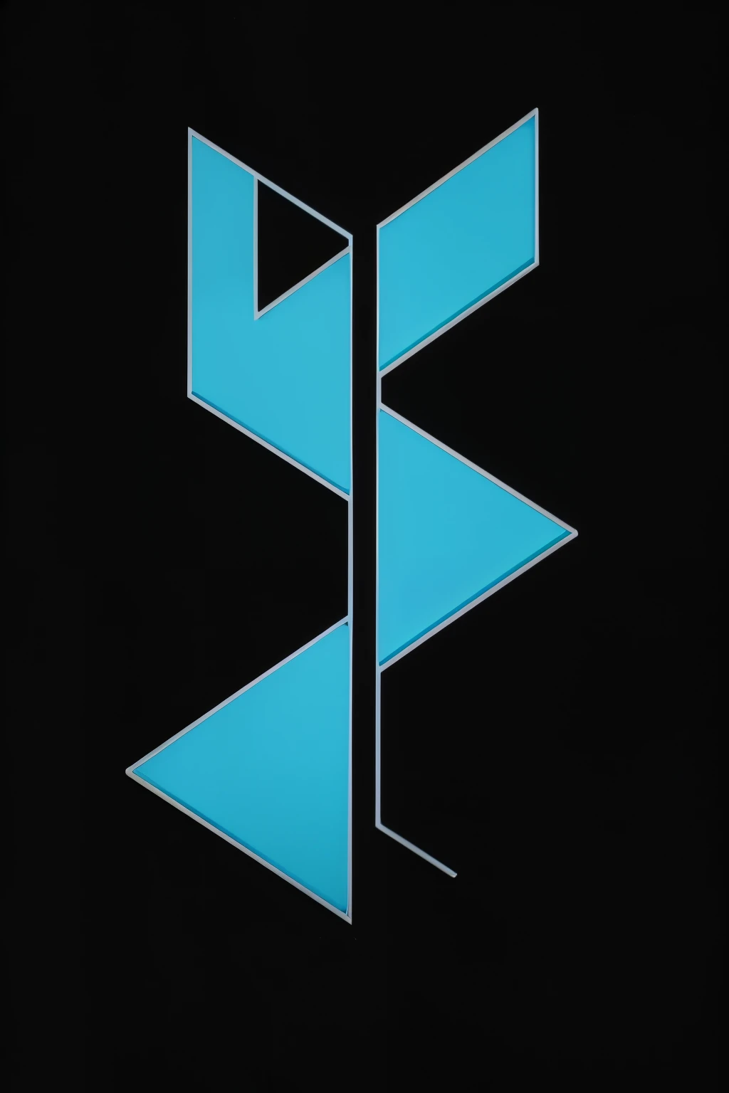 a close up of a blue screen match logo with a black background, Scretch, lovecratiano, frightful, featured in cinema, cinematic screen, logo, logo, Watched, leaked image, cinematic widescreen shot, patch logo, widescreen ratio, header with logo, cinematic grade, created in adobe illustrator, Creário, Proporção da screen, screen, Scratchy, name logo: SNDFlix