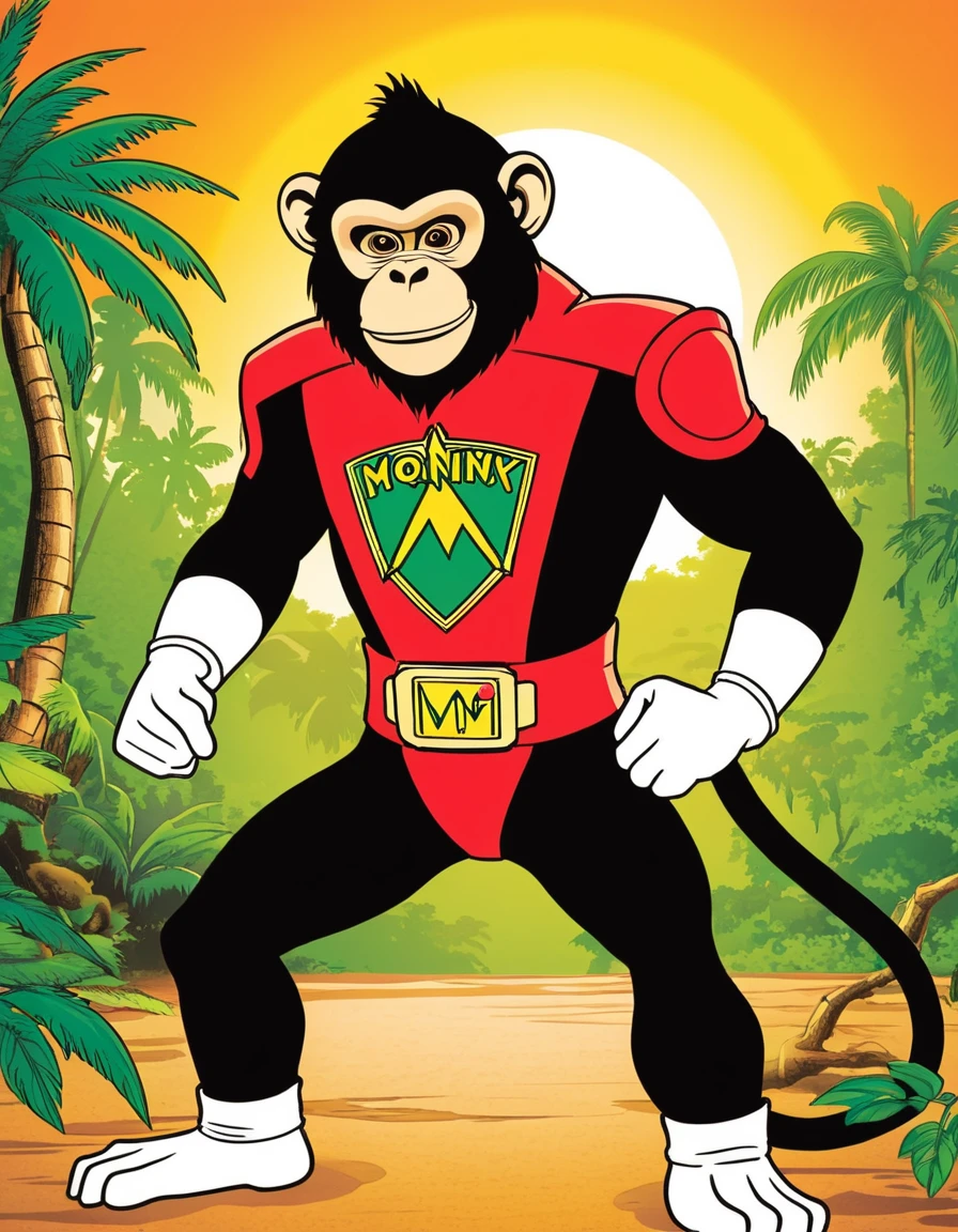 morphin monkey cartoon