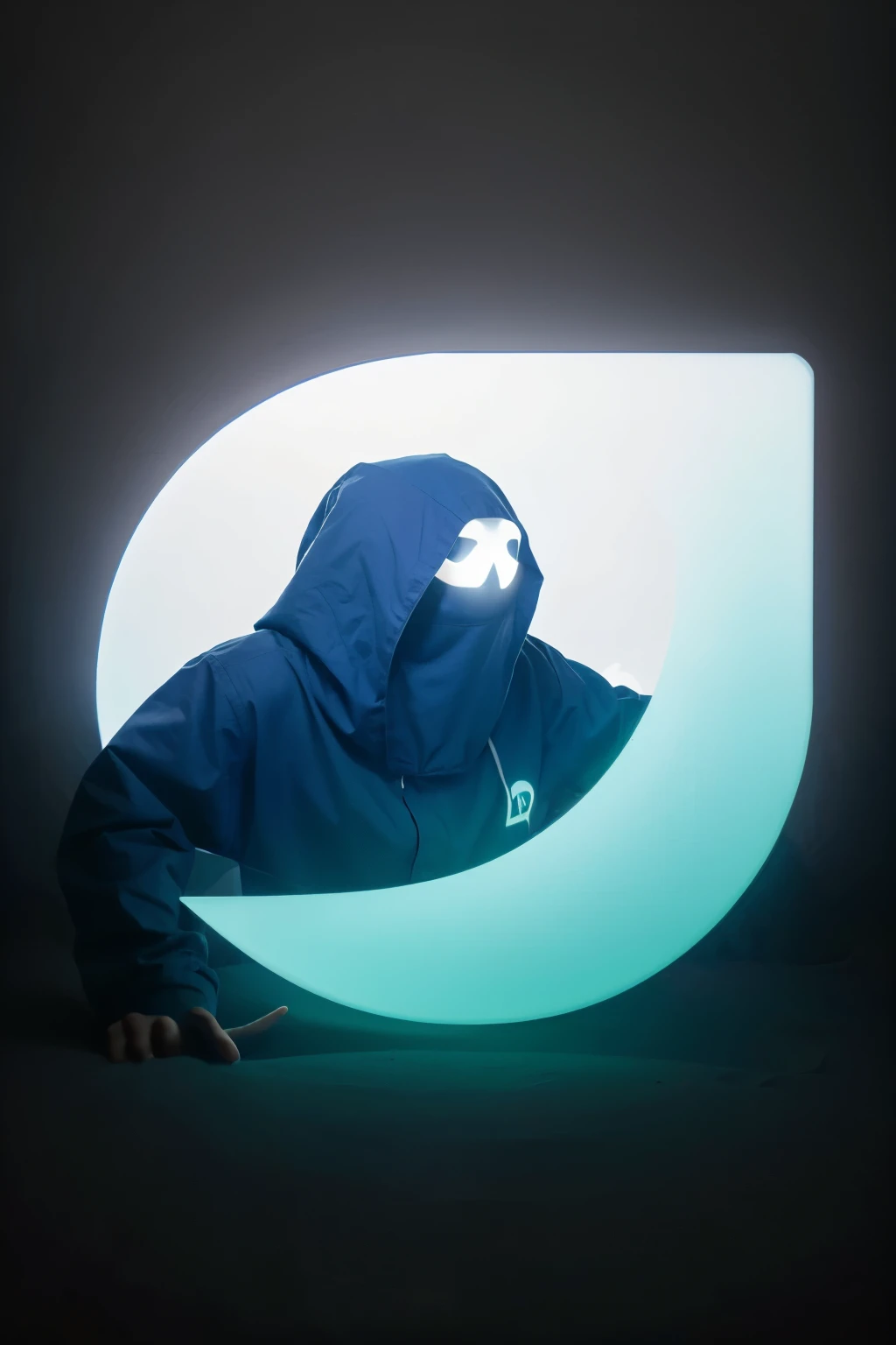 Logo of a ghost with the letter R