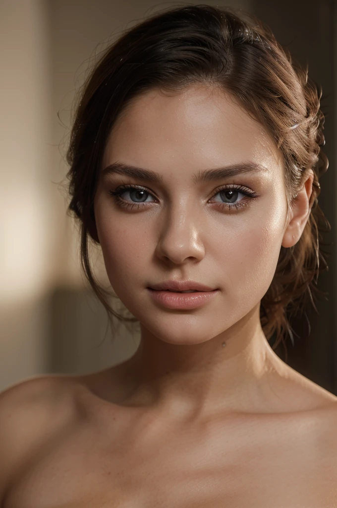 A beautiful young woman with clear, flawless skin, detailed eyes, and lush lips, 1girl, realistic, photorealistic, photo-realistic:1.37, best quality,4k,8k,highres,masterpiece:1.2,ultra-detailed,extremely detailed eyes and face