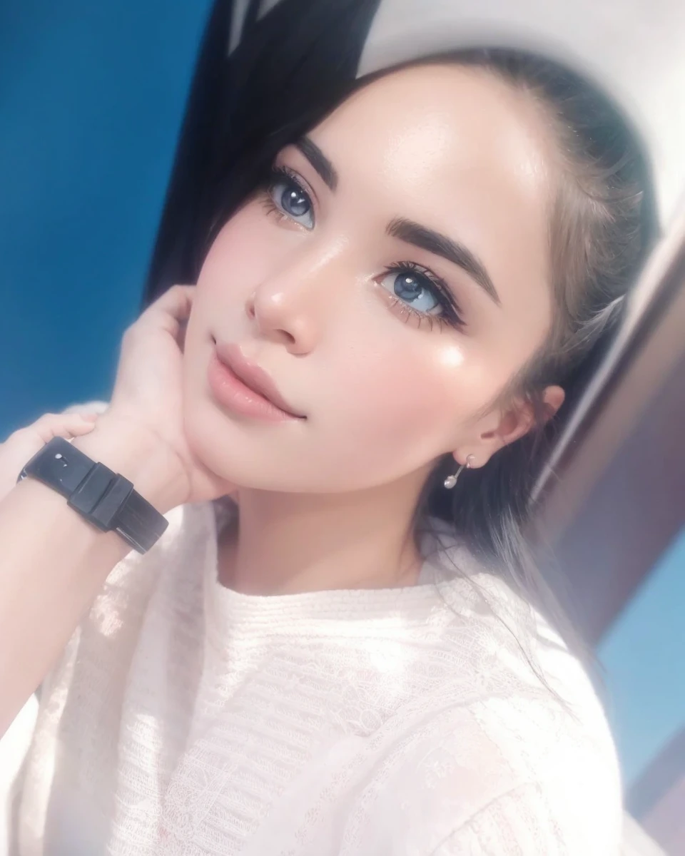 (best-quality:0.8),, (best-quality:0.8), perfect anime illustration, extreme closeup portrait of a pretty woman walking through the city