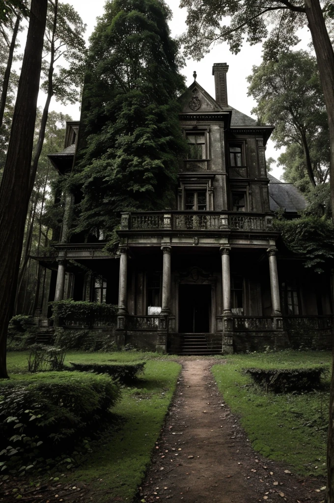 Deep in the forest, there was an old mansion hidden, surrounded by darkness. The locals say that the mansion is inhabited by a ghost who has an incomplete idea of his death.