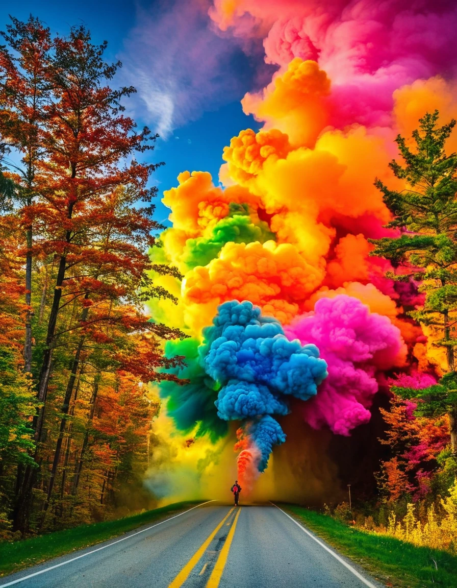 color explosion everywhere