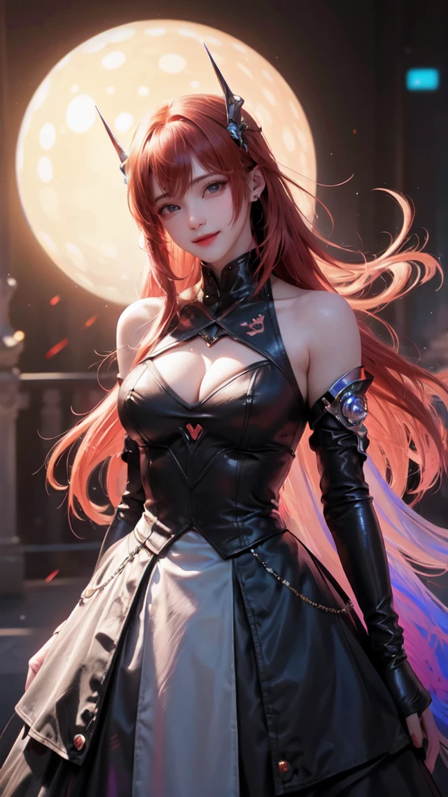 uma mulher com Red hair, cyberpunk woman woman, a dark place, Beautiful angry cyberpunk goddess, cyberpunk artstyle, cyberpunk anime digital art, cyberpunk anime art,, fotorrealism, , Blossom, with red hair, redgown, blue colored eyes, Ablaze, flowerpunk, samuraipunk, iridescente, bio-luminescent, tattoopunk, Hyper - Detalhado Vibrant Cinematic Raking Light, stunning, garota de Red hair, Subsurface scattering, garota de Red hair, Red hair, garota de Red hair, pretty girl, ambient occlusion, chromatic aberration, 8K, alone, gothic skirt, blue colored eyes, girl in front of a mansion/forst, girl with model pose, Magic Air, long hair, aura magica, ghosts, She wears a pleated skirt, black jersey, hinterland ((Caustic)), dynamic angle, beautiful detailed glowing, all-body, neon lig, Pyrotechnics, girl in front of a mansion/forst, girl with model pose, girl with colorful highlights in her hair. Twinkling lights around the girl, sparkling sphere, uma garota na forst, Light sphere, magical aura Supernatural, Supernatural hour, magic aura magic