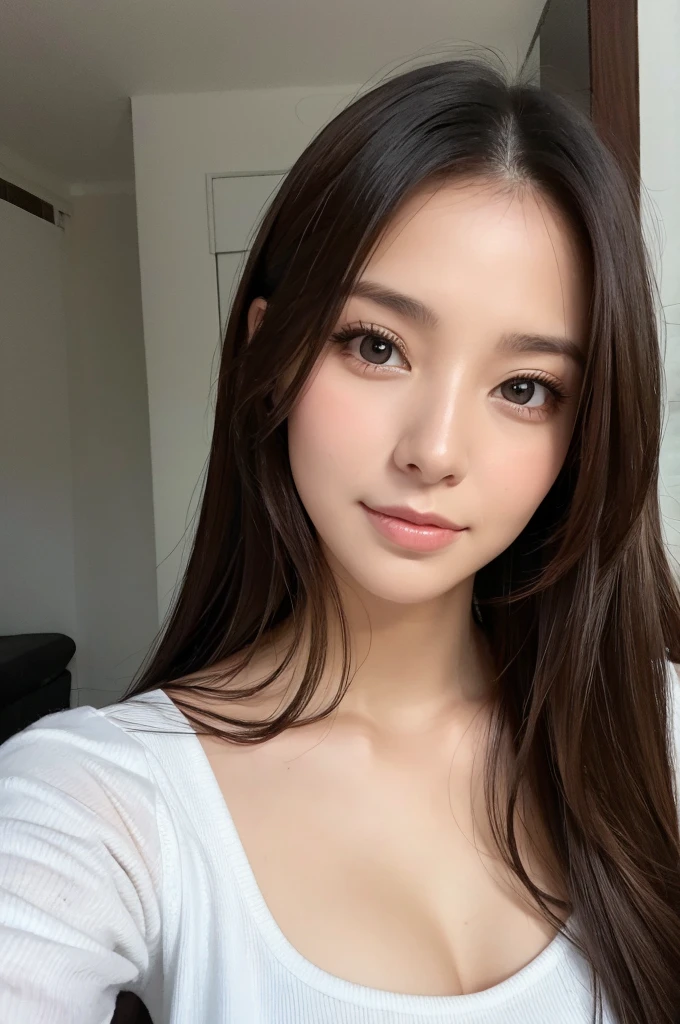 Beautiful woman, about 30 years old, fair skin
