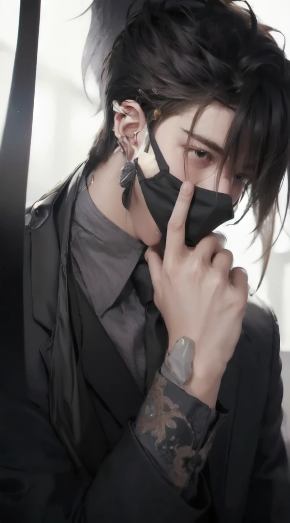 (masterpiece:1.3),(best quality:1.2),8k,absurdres,(extremely detailed:1.3),highestres,(1boy:1.2),portrait,
,shirt, short hair, very short hair