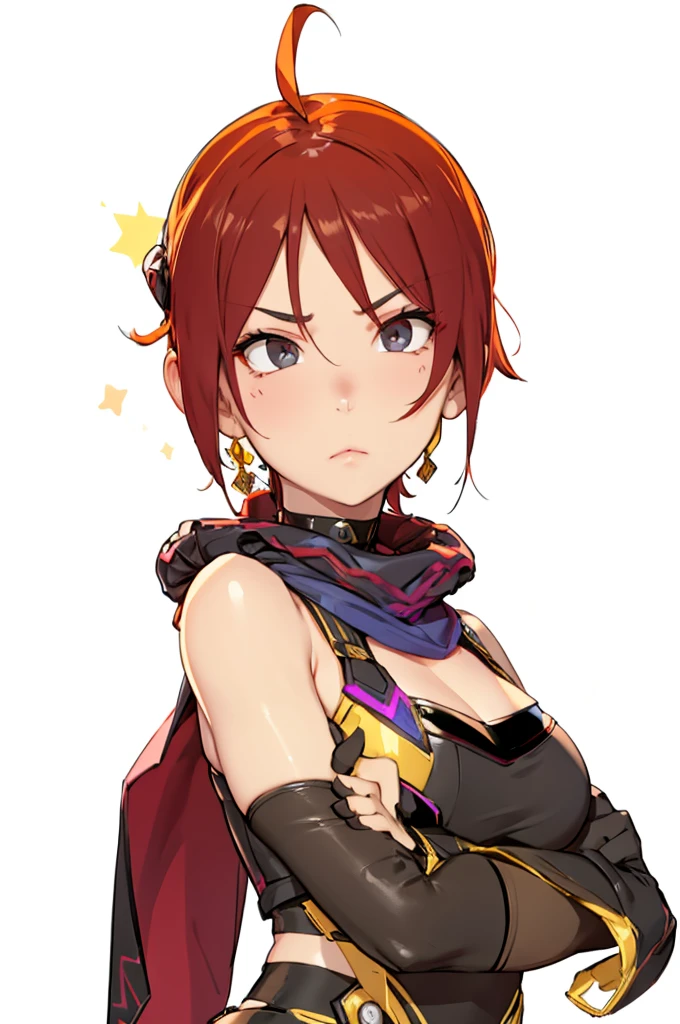 beautiful girl,older sister,Arms crossed,Black Gloves,4K,8K,Highest quality