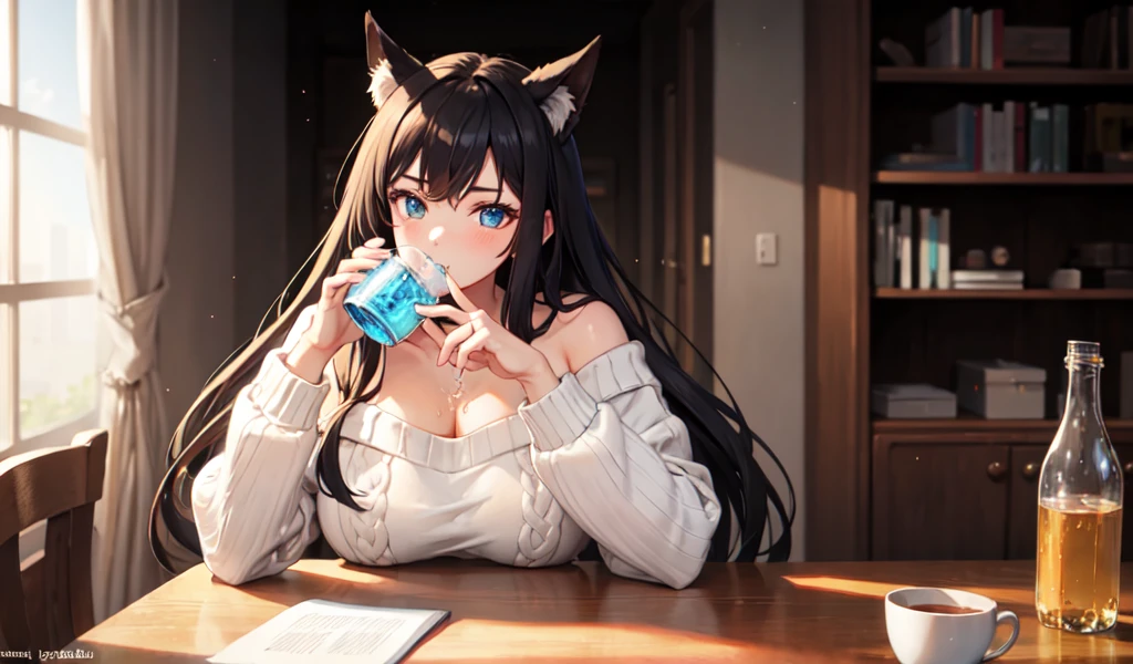 (NSFW1.5)、((Sucking a :1.4))、((Sucking a :1.4))、A frustrated look on his face、wears glasses、maid clothes、Cat's ears、 ( Sucking a :1.4)、pov from down、( Sucking a :1.4), I'm giving a、((fullnude:1.4))、((barechested:1.4))、look at viewr, Master masterpiece、top-quality、The ultra -The high-definition、Top resolution、ighly detailed、Professional Lighting、CG Illustration、Thin、Very cute、small tits 、 droolng、A dark-haired、Semi-long hair、blushed、(((Sucking a :1.3)))、