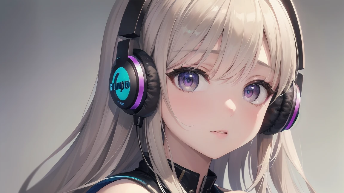Highest quality, Super quality, 16K, Incredibly absurd, Very detailed, 2.5D, Delicate and dynamic depiction,people、Cute girl with headphones、Pets nearby