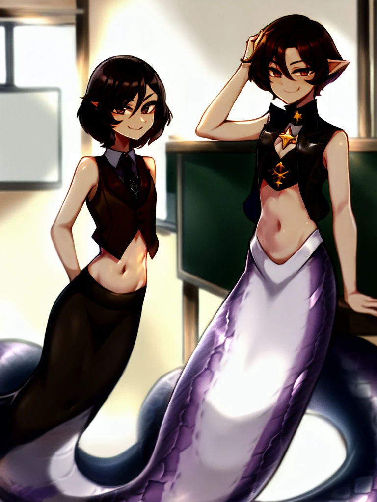 Transforms Kirito Kirigaya into a taller, female Insect Elite Pokémon character with big breasts and ass