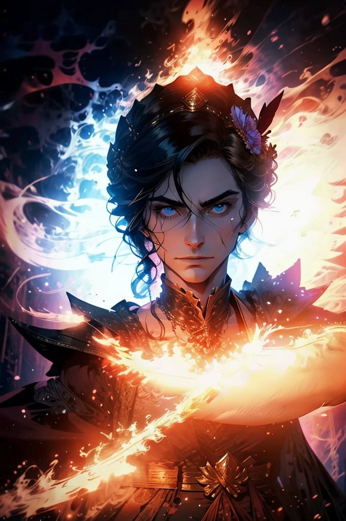 Poster for a fantasy film with an aristocrat guy as the main character