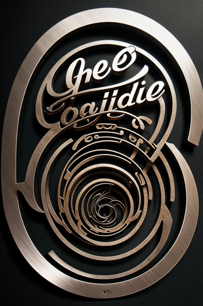 The text OgelGrind in a metal art style