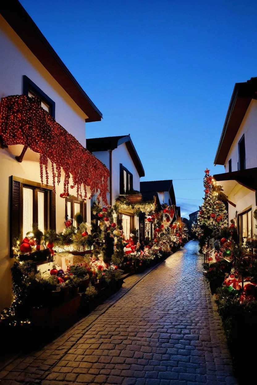 festive neighborhood