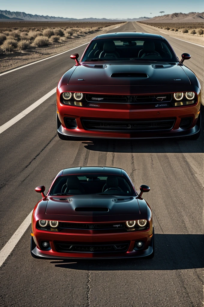 Demon Challenger srt from the front 