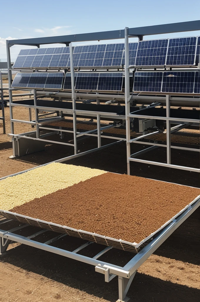 prototype of intelligent solar dehydrator for drying potatoes.