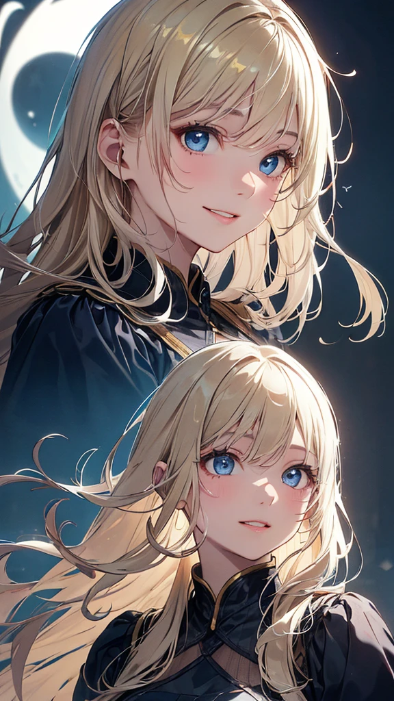 masterpiece、Highest quality、High resolution、High-quality images、8K, 、Skin Radiance、Texture of skin and clothing、Expression of fine eyes、Sparkling blonde,Long Hair Girl, Calm illustration、dress, Beautiful light blue eyes, Fuller lips, Gorgeous face with attention to detail, (Cute Smile), charm, Innocent, Side view, (Perfectly detailed face), (Beautiful Hands) Photorealistic images, Written boundary depth, flower、Big Breasts、Valkyrie