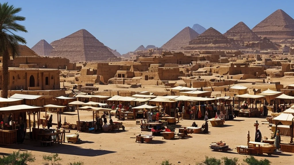 Arab merchant、Ancient Town、Arabian Nights、Egypt