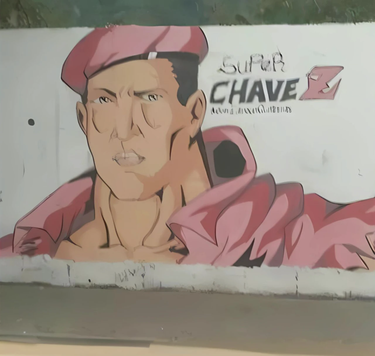 Chavez's full body, but muscular in the Baki style