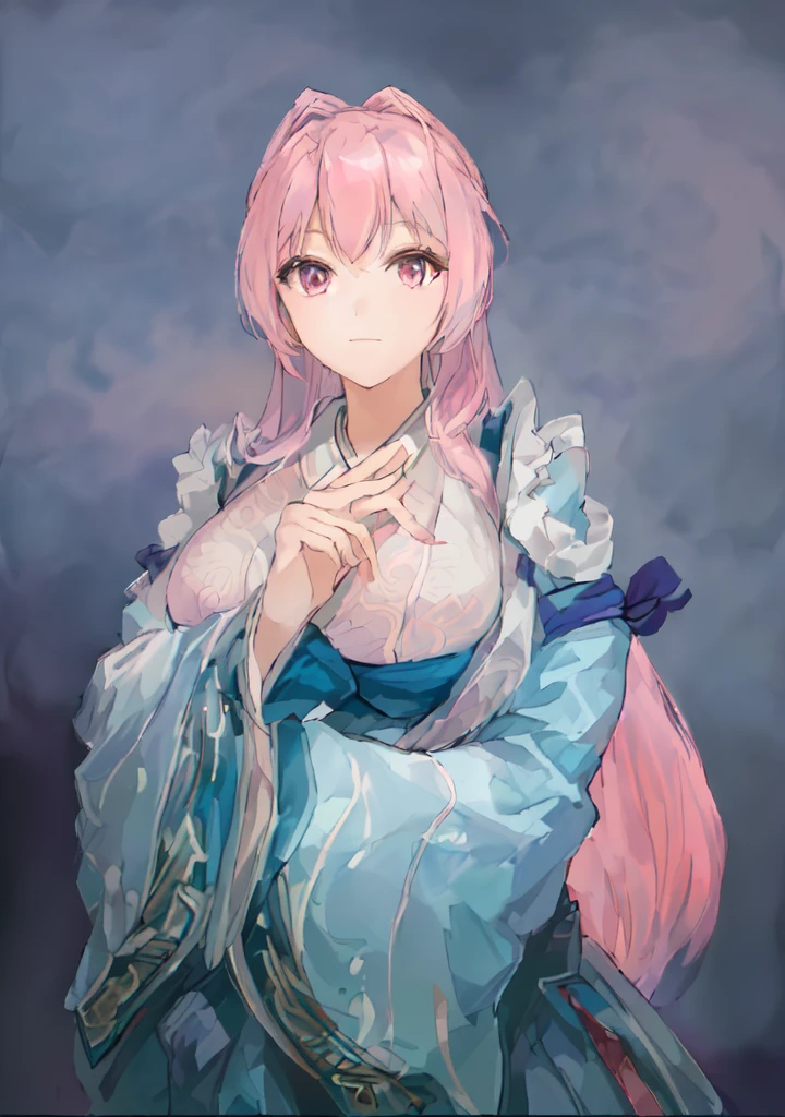 Pink Hair、Anime Girl,Pink eyes, Produced in collaboration with Anime Painter Studio, In the anime painter studio, , Sonison,超级Sonison,Celluloid,Three Kingdoms,Chinese style,antiquity,Hanfu,,Huge Breasts,Good shape,Pink ponytail,Pink long hair,Costume,包不住的Huge Breasts,Cute girl,Noble,Pink long hair,Smile,Satomi light diamond,Blazing Horse,Makeup on the lips,Light pink lips,Sexy lips,sonic,honoka,huge ,big boods