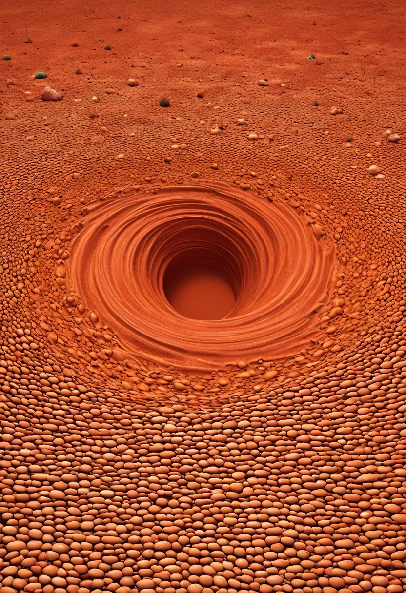 ((terracotta theme)), terracotta colored liquid, surrealism, fantasy, aesthetics