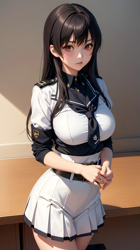 from below,(:1.4),(flight attendant wearing uniform:1.4),(cleavaghort dress,smile,large breast,airport,quality, 8k, 32k, Masterpiece, UHD:1.2), photorealistic:1.37,Photo masterpiece, best quality, raw photo, uhd, 1girl, hair shiny,random hair color, seductive,looking at viewer, intricate detail, detailed background, detailed skin, pore, highres, hdr, look at viewer, from frontal, full body focus,depth of field, detailed details, anatomically correct, (photorealistic, SFW:1.3), ,renaissance background, natural lighting, golden_ratio, shot on Kodak Vision3 IMAX, Fujicolor_Pro_Film, ass up and facing tow, from back
