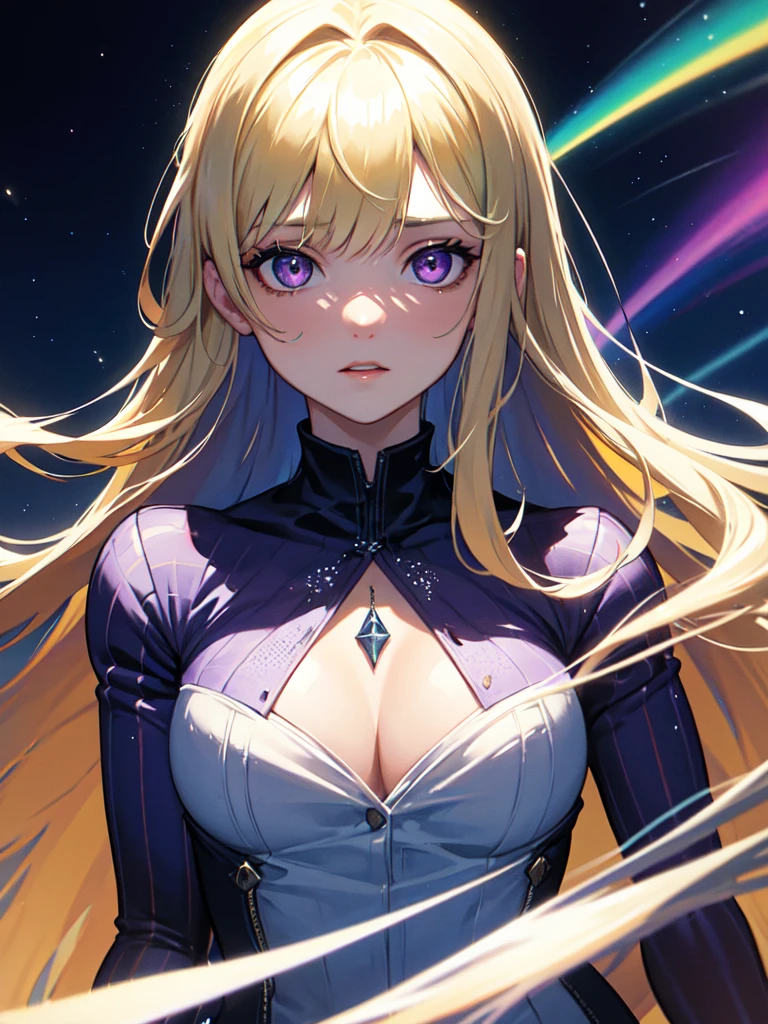 Mejor calidad、Una obra maestra del thriller，joven hermosa dark magician girl, Estilo oscuro de alto brillo，La espalda de una mujer en harapos，Dibujo negro-blanco-gris，Luz de luna sangrienta，Impacto visual desesperado，Manos abiertas，Es como abrazar el cielo，El suelo estaba cubierto de sangre，La muerte es inminente，El fin de Londres，Mirror inversion，Cadena de la Torre del Reloj，Capa roja sangre，Guantes blancos，tarde。Chica dark magician girl en blanco y negro