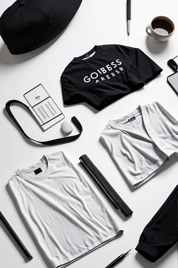 Create visual identity for a clothing brand called GOWBESS