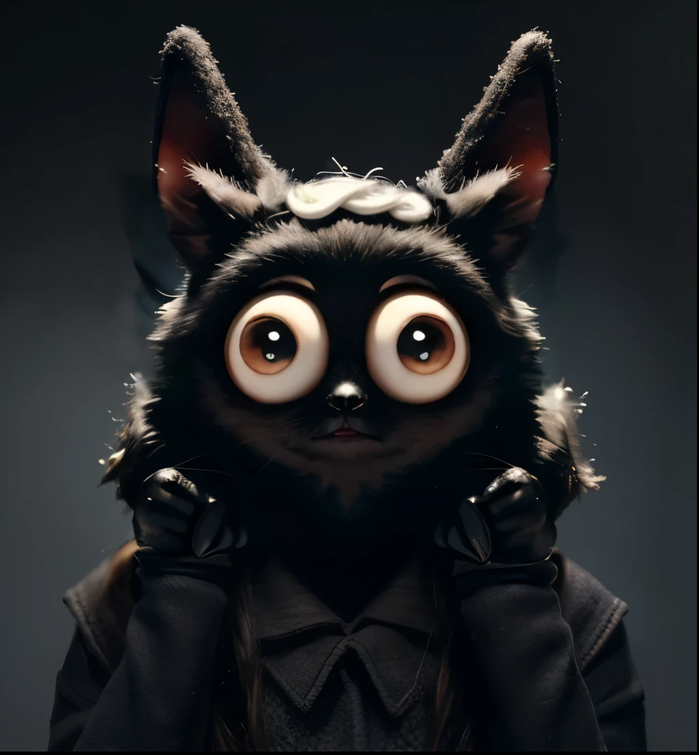 Игрушечная bat, bat, toy, plastic eyes, wool, big eyes