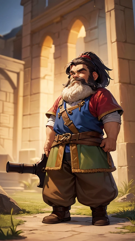 A dwarf skilled in crafts and weapon making