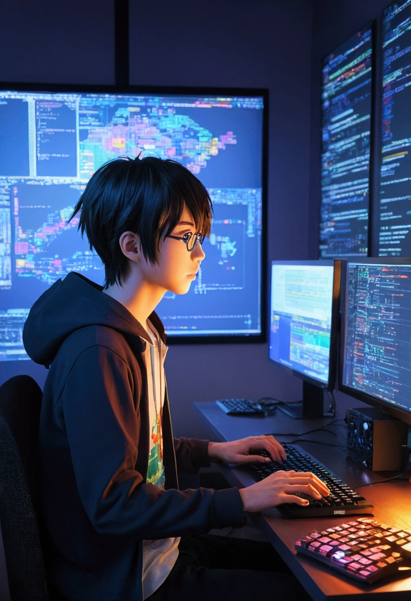 programmer anime