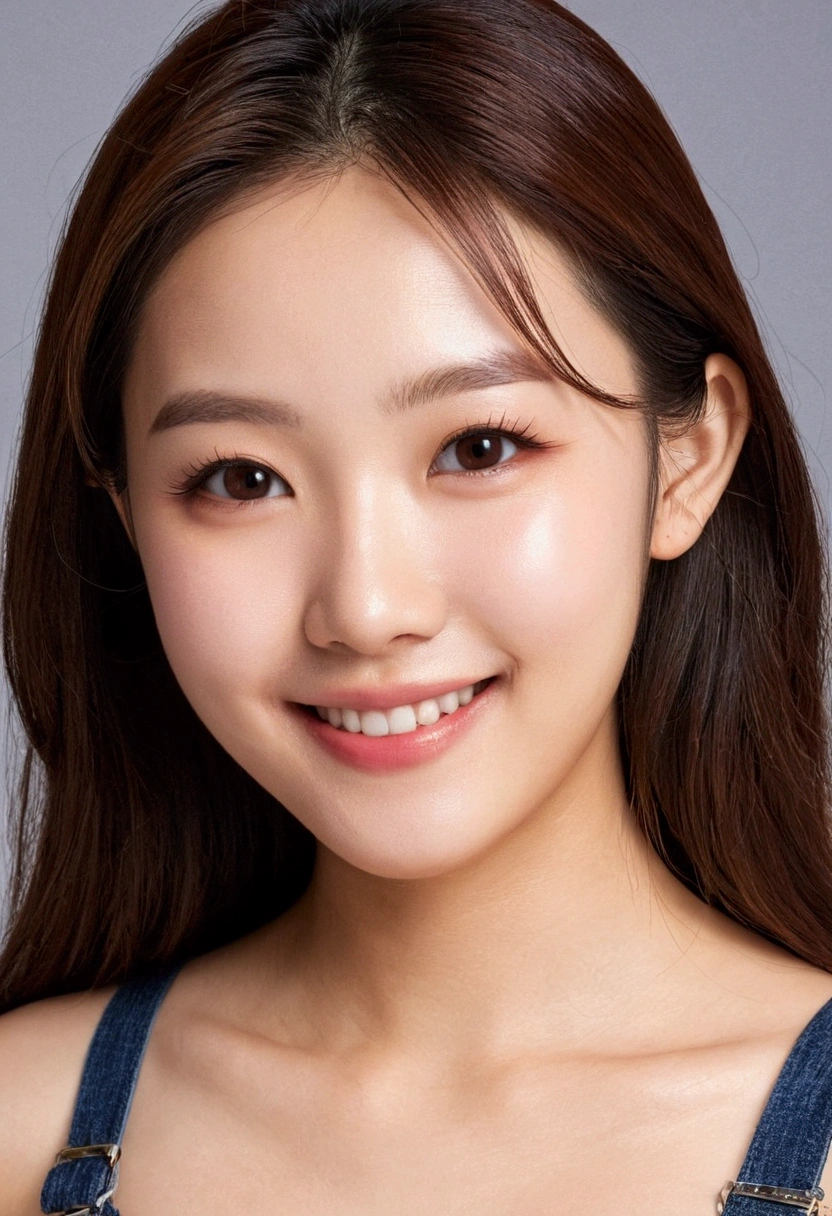 Highest quality(beautiful)、Nipples、Nipplesがみえるまで下に下げたキャミソール、Overall view 、Brown eyes、22-year-old female、smile、Gal、Long Hair、Natural Lip、Soft Breasts、cute、