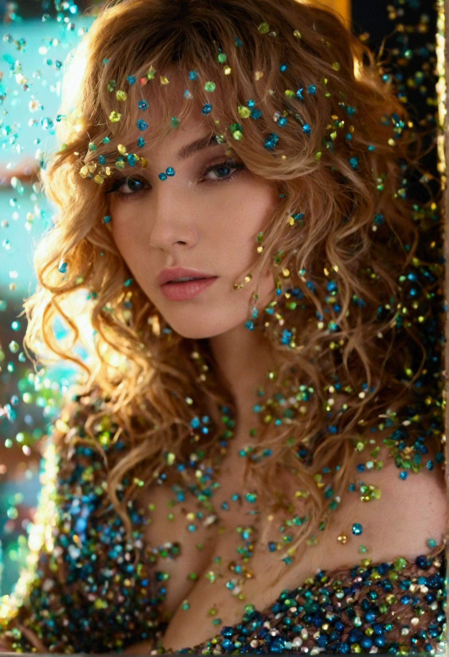 photoréaliste, meilleure qualité, hyper détaillé, belle femme aux cheveux blonds naturels, vue de face de tout le corps, seulement, porter des tricots minimalistes super sexy et confortables, à l'intérieur, (soirée), texture de peau avec 30G perky et bubblebutt moyen parfait visible sous les vêtements, grain de film, fermer, ultra haute résolution, Meilleure ombre, brut, LUT Instagram, regard sensuel satisfait, face frontale , divers angles de prise de vue, gros seins, mollet large , corp sportif, regard sensuelle, chambre d’ado
