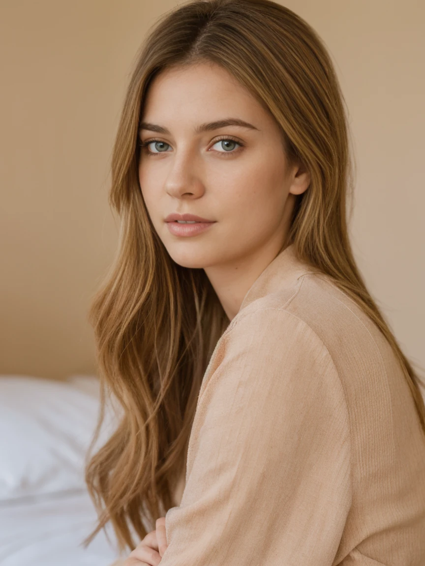 elle s'appelle Annie, haute qualité, 1fille, ((20-year-old ajuster Caucasian woman)), ((20 ans)), ((ajuster)) cheveux longs auburn, pose: debout, porter des vêtements modernes colorés uniques g gen Z, arrière-plan: A vécu entre l'Europe et l'Asie à Istanbul, avec ses anciennes mosquées, des bazars animés, et une vue imprenable sur le Bosphore.