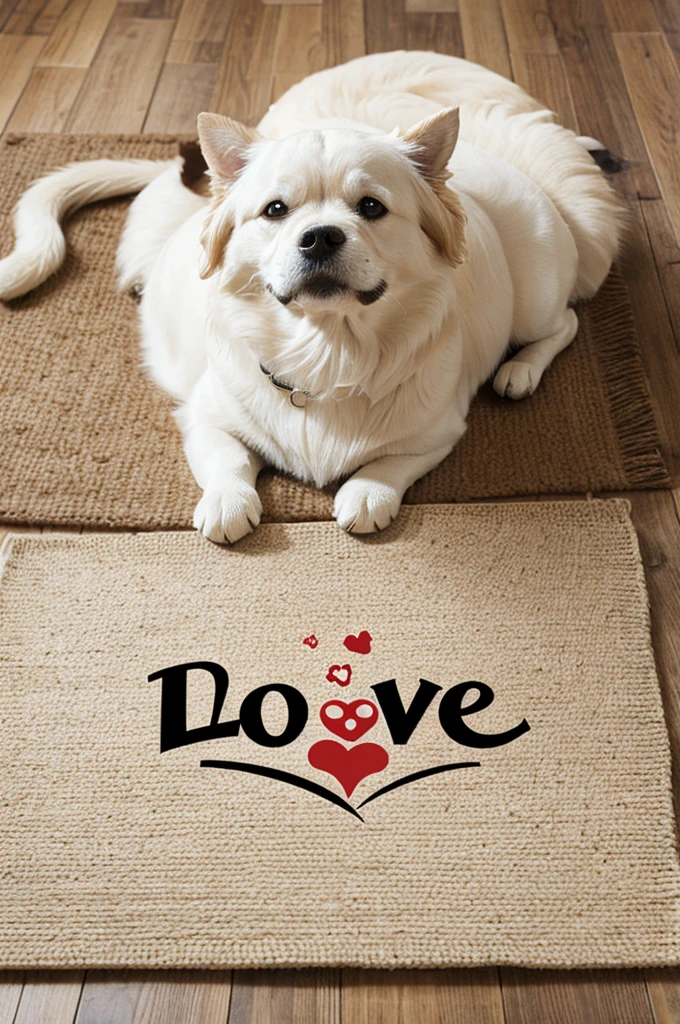 Owner logo giving love to pet