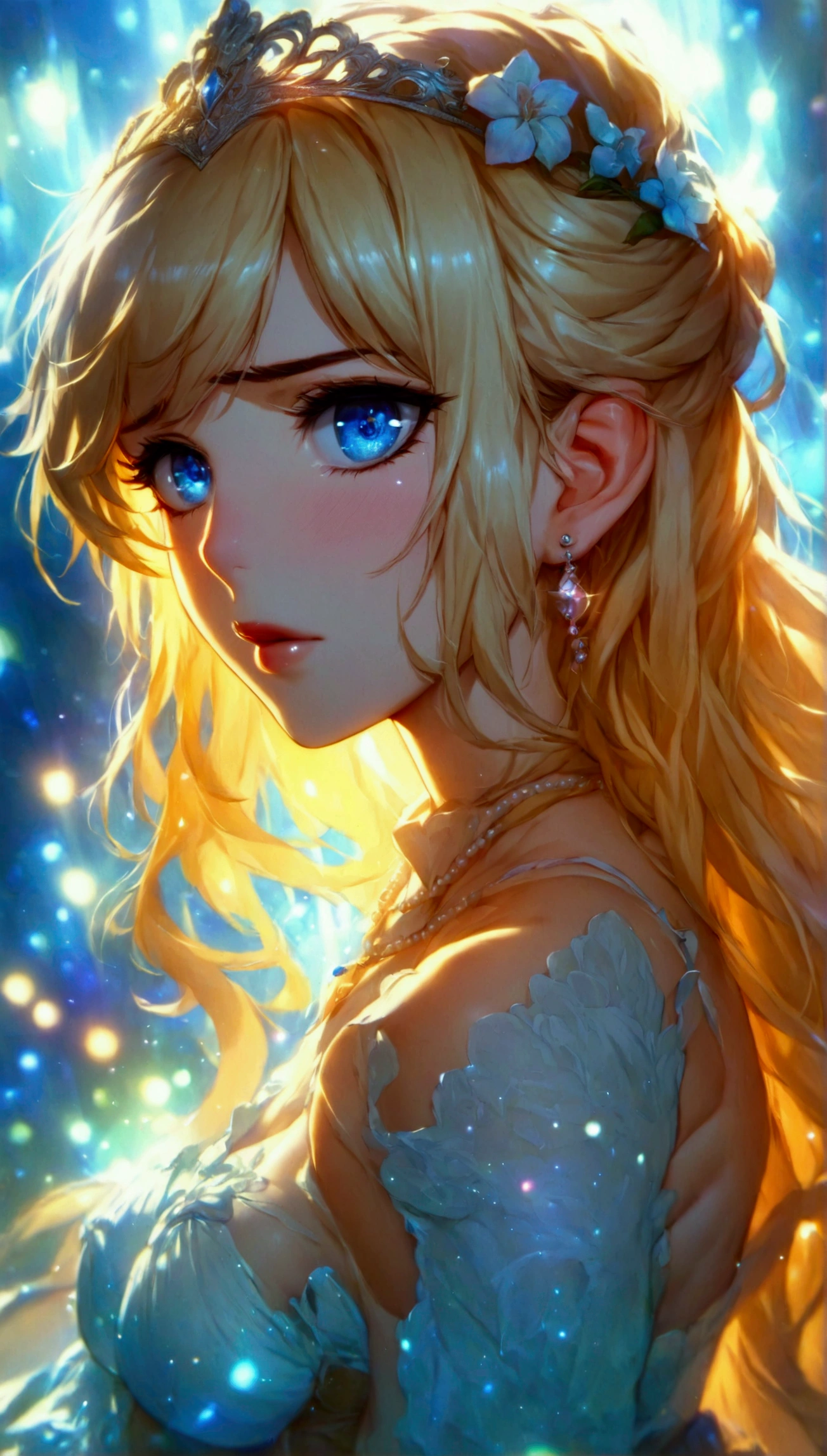 anime. 1 Girl. Cute girl. Princess. Disabled person. Blonde. Long hair. Wavy hair. Blue eyes. Beautiful eyes. Beautiful eyes. Expressive eyes. Ideal face. beautiful nose. 16 years. Medium breasts. Beautiful breasts. Urinary incontinence. Wants to pee. I need to pee. A strong, desperate urge to pee. Hands on crotch. He squeezes his crotch tightly. Rubs the crotch. She peed herself. Urine
flows down your thighs. Ideal anatomical body. Beautiful long legs. Diadem. Neat earrings. Pearl necklace. Luxurious white dress. Victorian style dress. White gloves. Heeled shoes. Wheelchair. Sits in a wheelchair. Full height.
The Royal Castle. Royal Garden. Beautiful character design. Shiny skin. Full body. NSFW. Official art. Extremely detailed CG Unity 8k wallpaper. Ideal lighting. Ultra high resolution 4K. Super detailed 8K resolution. A high resolution. Masterpiece. Best quality.