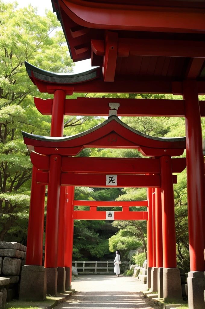 Shrine maiden、torii