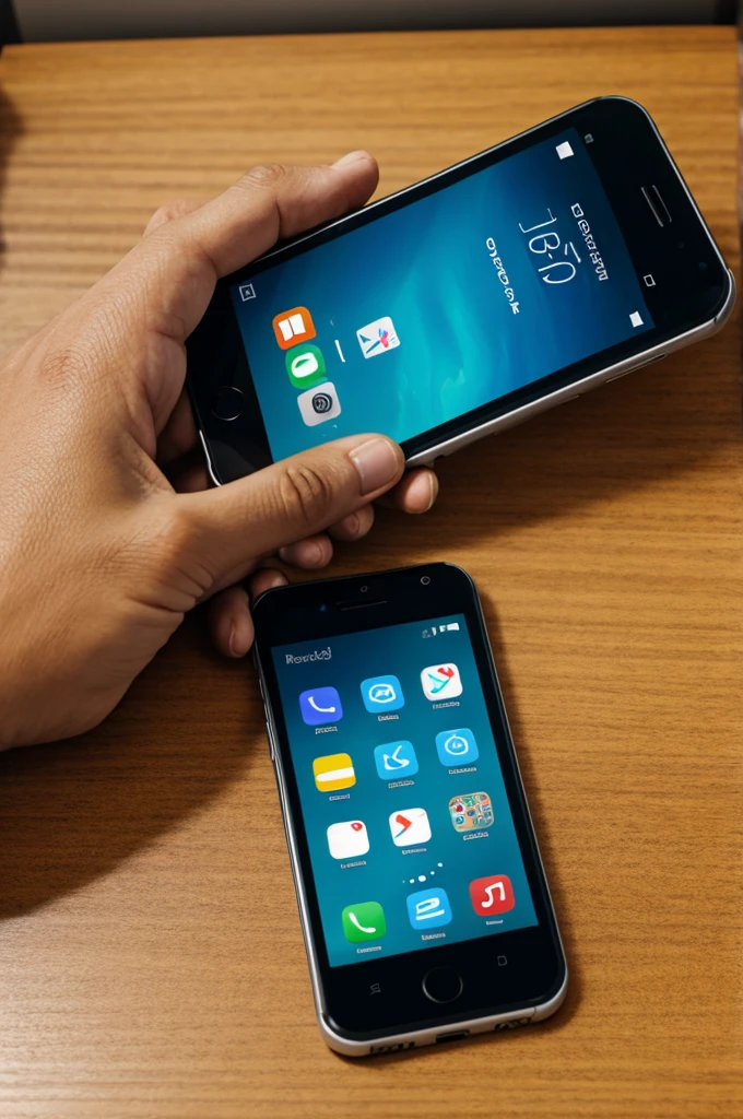 A cell phone

