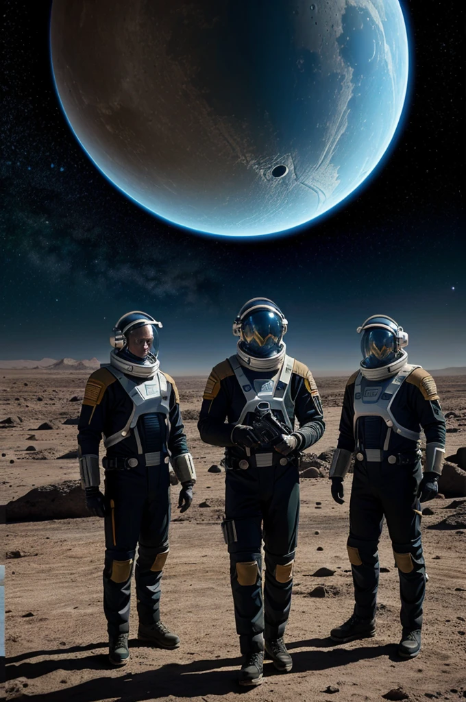 Discovery of a New Planet: The crew of a spaceship discovers a mysterious planet emitting unusual signals.