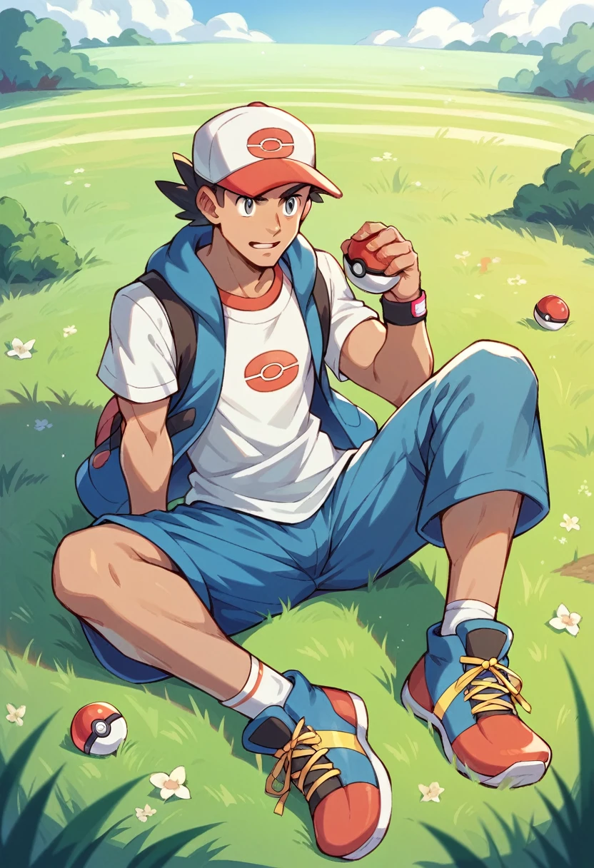 score_9, score_8_up, score_7_up, Pokemon, pokemon trainer, new desing, grass trainer.