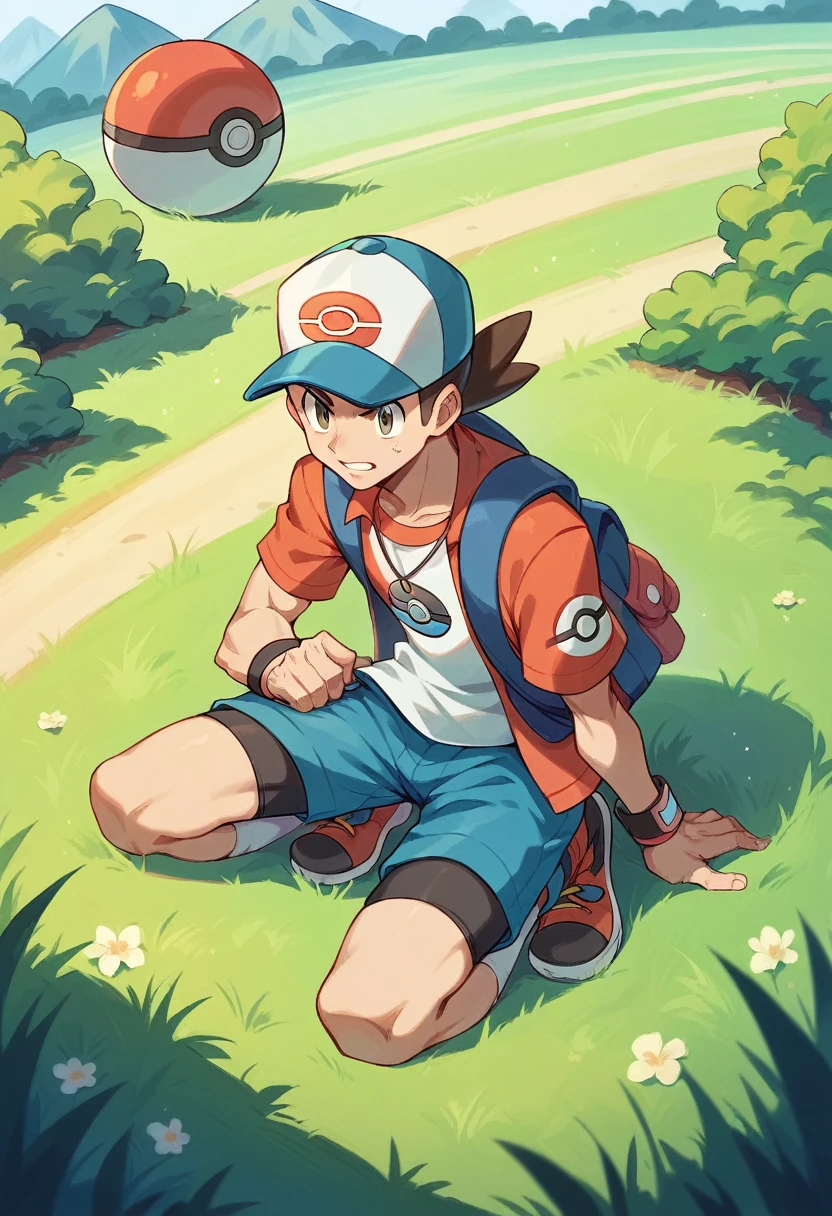 score_9, score_8_up, score_7_up, Pokemon, pokemon trainer, new desing, grass trainer.