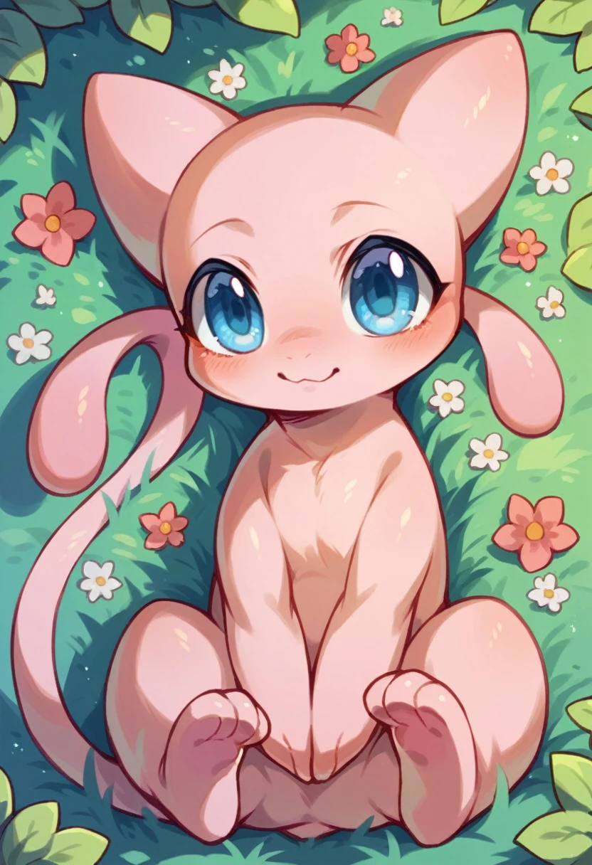 score_9, score_8_up, score_7_up, Pokemon, Mew, cute, kawai.
