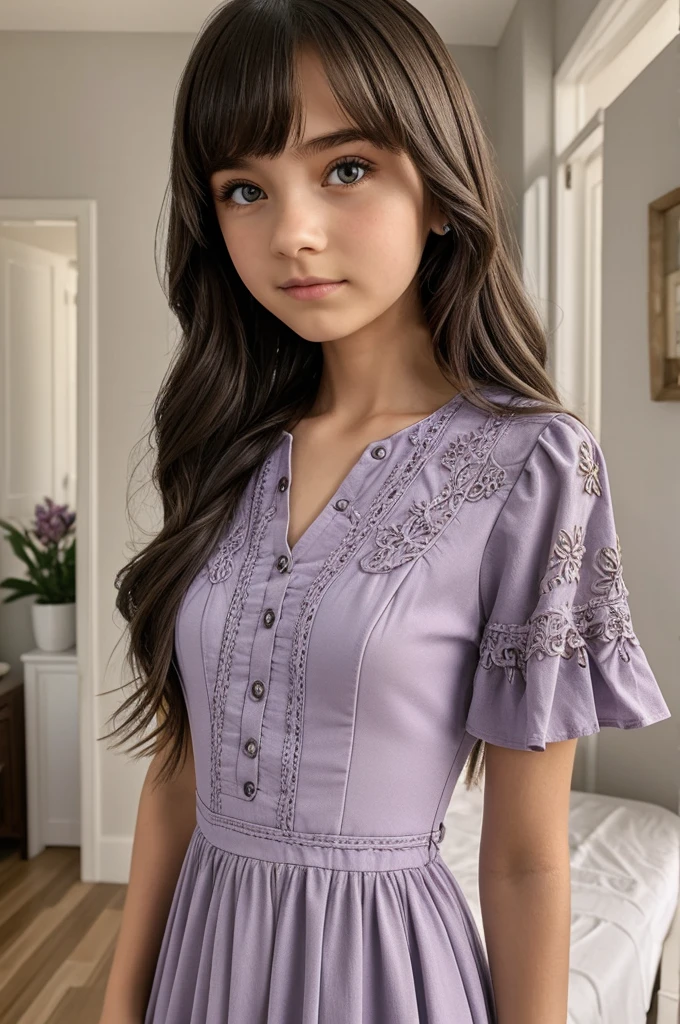 ((realism)) ((Best Quality)) ((detailed)) ((13 year old girl)) skinny dress 