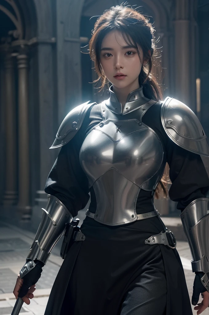Ultra Detailed, high resolution, Ultra Detaileded, best quality, Astonishing, Top quality, Extremely detailed CG unity 8k wallpaper, light, middle Ages, knight