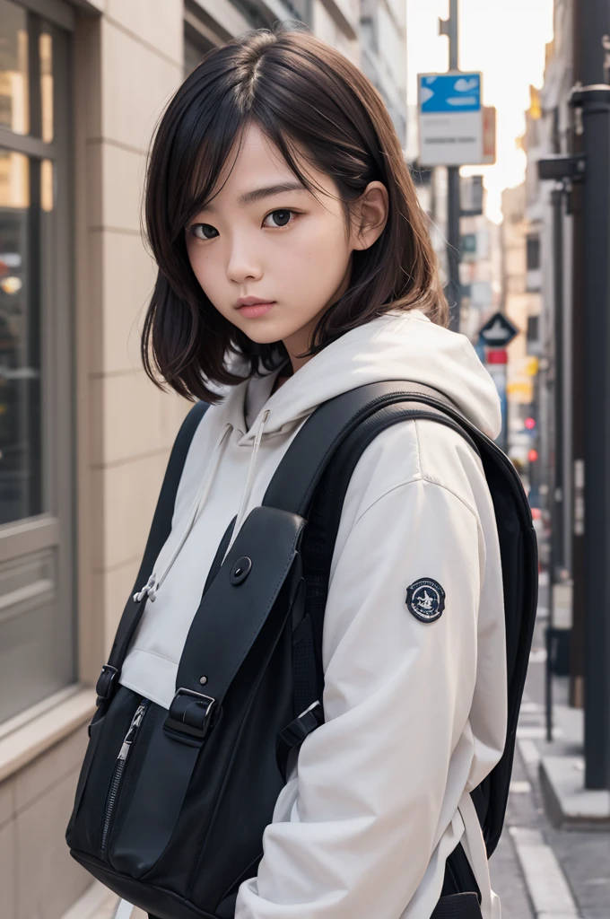 I want to create a backpack with a face