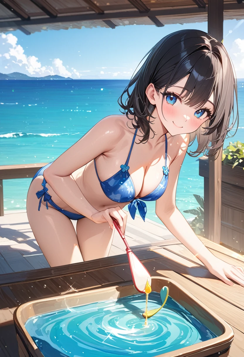 (masterpiece),(Highest quality),(Very detailed),(Best illustrations),(Best Shadow),Natural Light,(Detailed Background),(とてもbeautiful)(masterpiece),(Highest quality),(Very detailed),(Best illustrations),(Best Shadow),(Detailed Background),(とてもbeautiful), masterpiece, Highest quality, High resolution,,(masterpiece1.5),super high quality, Super detailed,Perfect drawing,One girl,alone,beautiful,smile,Swimwear,Ocean,bikini,smile,Sparkling,Super cute,Water Play,,Luxury Resorts,(Highest quality,High resolution,masterpiece:1.2),Super detailed,Vibrant colors,View here,beautiful女性、光沢のあるbeautiful肌,、((Clear Face))、High Resolution、Vibrant colors、完璧なbeautiful女の子
