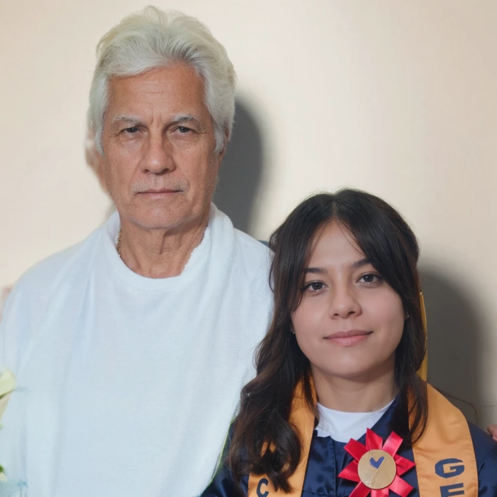 Graduation family portrait